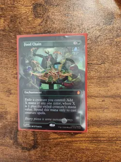 Food Chain Pizza Promo Teenage Mutant Ninja Turtles MTG FOIL NM - Image 1