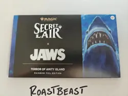 1x Magic The Gathering - Secret Lair: JAWS Terror Of Amity Island FOIL NEW - Image 1