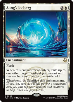 x4 Aang's Iceberg TLA Avatar MTG 5 M/NM 4x - Image 1