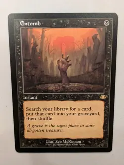 Magic The Gathering (MTG) Entomb (Retro Frame) - Dominaria Remastered (DMR) LP - Image 1