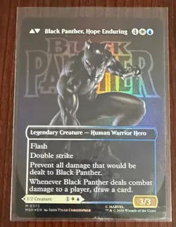 King T'Challa (Borderless) (0373) Marvel Super Heroes Foil - Image 2