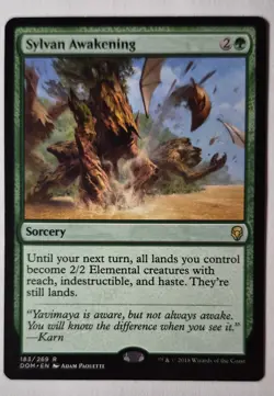 Sylvan Awakening Dominaria Regular - Image 1