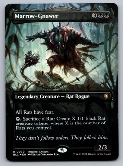 Marrow-Gnawer (Borderless) 79 Commander: Bloomburrow MTG Foil NM - Image 1