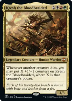 Kresh the Bloodbraided [NCC - 345] Mythic Near Mint (Magic The Gathering) - Image 1