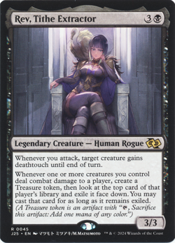 MTG Rev, Tithe Extractor (Anime) 0045 - Foundations Jumpstart (J25) NM - Image 1