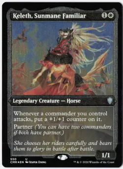 Keleth, Sunmane Familiar Foil U Commander Legends 28 NM - Image 1