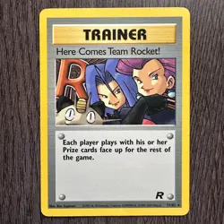 Here Comes Team Rocket! 71/82 Team Rocket Regular Rare Lp Pokemon Card TCG WOTC - Image 1