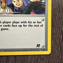 Here Comes Team Rocket! 71/82 Team Rocket Regular Rare Lp Pokemon Card TCG WOTC - Image 5