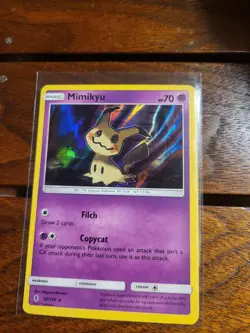 Mimikyu 58/145 Pokemon Sun & Moon Guardians Rising Holo Rare NM - Image 1