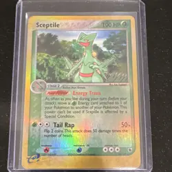 Nintendo Sceptile 20/109 EX Ruby & Sapphire Holo Rare ENG 100 HP 2003 Stage 2 - Image 1