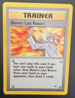 Pokemon TCG Blaine's Last Resort Gym Heroes 105/132 Regular LP - Image 1