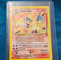 Pokemon TCG Charizard 004/130 Base Set 2 Holo Rare 120 HP English Arita - Image 1
