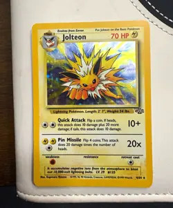 Jolteon 4/64 Jungle Holo Unlimited Edition Holo Rare English 1999 - Image 1