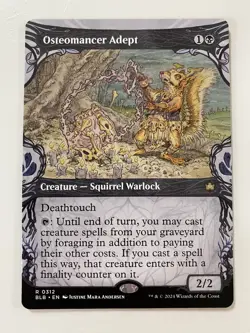 Osteomancer Adept (0312) *Non-Foil* SHOWCASE Bloomburrow MT/NM MTG Combined Ship - Image 1