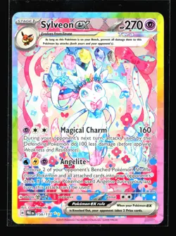 Sylveon ex Prismatic Evolutions #156/131 Pokemon Card T4-233 - Image 1