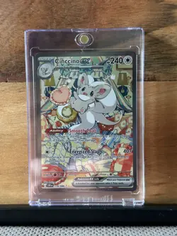 Pokemon Cinccino ex 119/086 Chaos Rising Full Art Holo Rare - Image 1