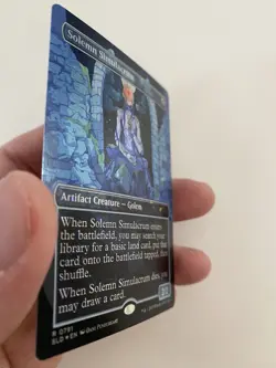 MTG Solemn Simulacrum (791) *GALAXY FOIL* Secret Lair Through The Wormhole MT/NM - Image 5