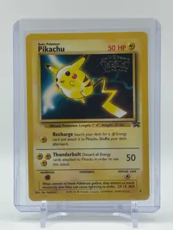 Pokemon TCG - Pikachu #4 WB The First Movie Black Star Promo - Near Mint - Image 1