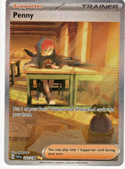 Penny - 252/198 - Pokemon Scarlet Violet Base Special Illustration Ultra Rare NM - Image 1