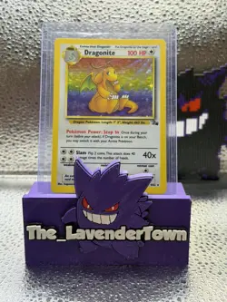 Dragonite Pokemon Fossil 4/62 HOLO RARE LP - Image 1