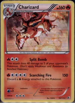 Charizard #19/113 Holo Rare Legendary Treasures Pokemon 2013 HP/DMG - Image 1