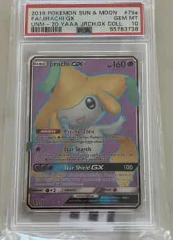 Jirachi GX 079A/236 Alternate Art Holo Promo English (2019) PSA 10 - Image 1