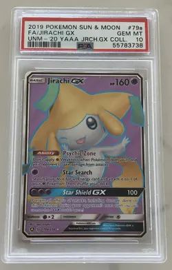Jirachi GX 079A/236 Alternate Art Holo Promo English (2019) PSA 10 - Image 4