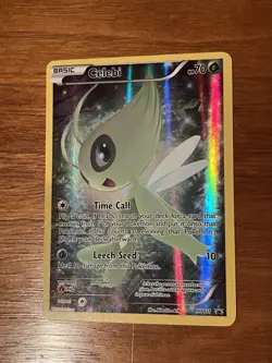 Celebi XY111 Pokemon XY Black Star Promo Full Art Holo 2016 LP - Image 1