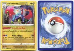 SALAMENCE 109/203 Evolving Skies Pokemon Rare Holo Near Mint - Image 3