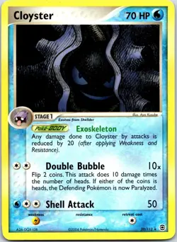 Cloyster 20/112 Rare FireRed & LeafGreen Pokemon Near Mint - Image 1