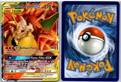 Charizard & Braixen GX 22/236 Holo GX Rare Cosmic Eclipse Pokemon NM - Image 3