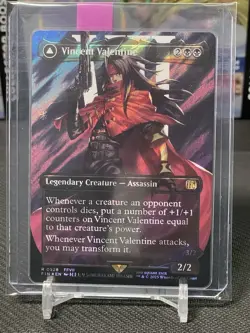 Vincent Valentine 528 (Borderless) (Surge Foil) Final Fantasy MTG - Image 3