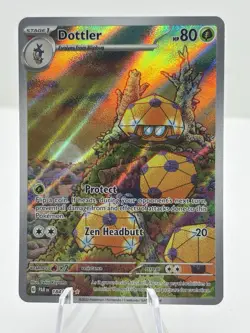 Pokemon Dottler 184/182 Paradox Rift Illustration Rare Holo - Image 1
