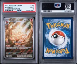 The Pokemon Company Ninetales 199/197 SV03 Obsidian Flames Holo Eng PSA 9 - Image 3