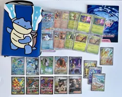 Chaos Rising Complete Base Set & 14 Illustration Rare Full Art Ex & Binder - Image 1
