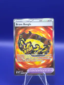 Brave Bangle 104/084 Ultra Rare Pitch Black Pokemon Holo Near Mint - Image 1