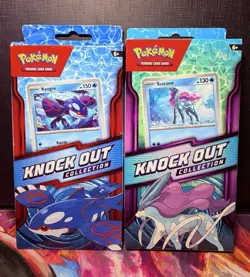*SEALED* Pokemon TCG Knock Out Collection Kyogre & Suicune 2 Box Lot - Image 1