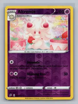Alcremie 087/192 Rare Rebel Clash Pokemon Reverse Holo Near Mint - Image 1