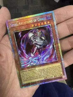 Yugioh - Skull Archfiend of Chaos - CORI-EN002 - Starlight Rare - 1st Ed - NM - Image 1