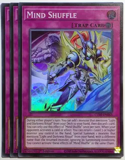 Yugioh x3 Mind Shuffle CORI-EN065 Super Rare 1st Edition - Image 1