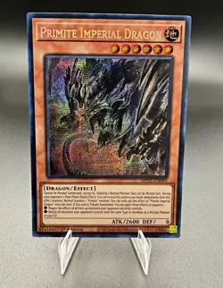Konami Yu-Gi-Oh! TCG Primite Imperial Dragon MP25-EN099 1st Ed Secret Holo - Image 1