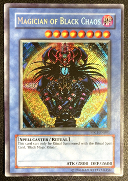 Yu-Gi-Oh! Magician of Black Chaos PP01-EN001 Secret Rare Unlimited LP Foil - Image 1