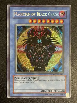 Yu-Gi-Oh! Magician of Black Chaos PP01-EN001 Secret Rare Unlimited LP Foil - Image 3