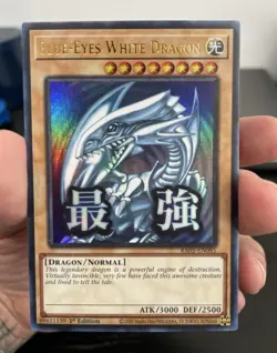 Konami Yu-Gi-Oh! Blue-Eyes White Dragon RA05-EN085 1st Secret EN 3000/2500 - Image 1