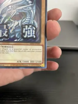Konami Yu-Gi-Oh! Blue-Eyes White Dragon RA05-EN085 1st Secret EN 3000/2500 - Image 2