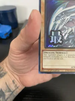 Konami Yu-Gi-Oh! Blue-Eyes White Dragon RA05-EN085 1st Secret EN 3000/2500 - Image 3
