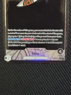 2025 One Piece Carrying On His Will Imu OP13-079 Alt Art - Image 3