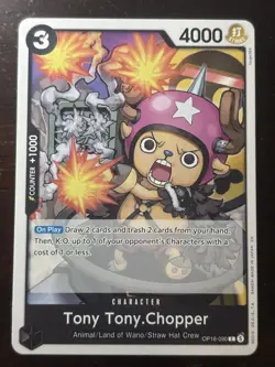 Tony Tony Chopper OP16-090 C Common One Piece TCG Land of Wano Straw Hat NM - Image 1