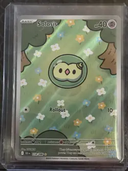 Pokemon TCG Solosis 118/086 SV: Black Bolt Illustration Rare Holo EN 40HP - Image 1