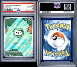 Pokemon TCG Solosis 118/086 Sv: Black Bolt Illustration Rare PSA 8 - Image 3
